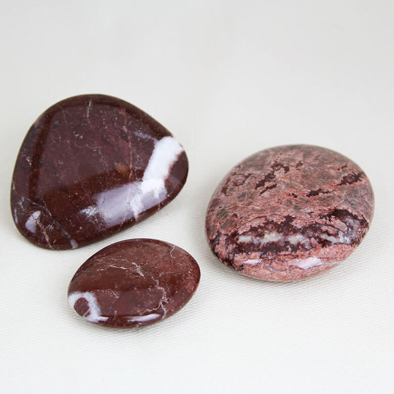 Huanucite Palm stones ethical crystals Gemrock