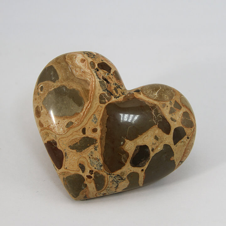 Leopardite heart ethical crystals Gemrock 1