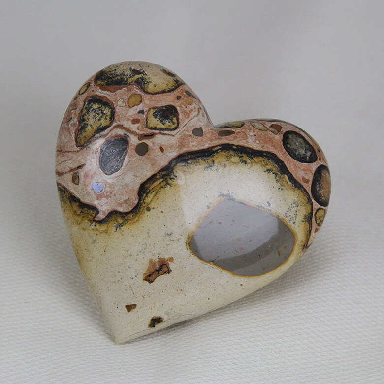 Leopardite heart ethical crystals Gemrock 4