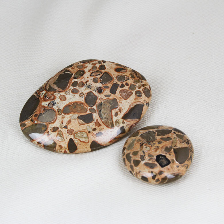 Leopardite palm stone ethical crystals Gemrock