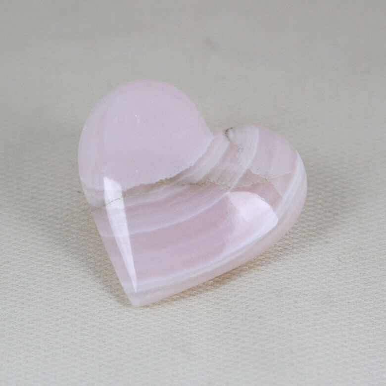 Manganocalcite heart ethical crystals Gemrock 5