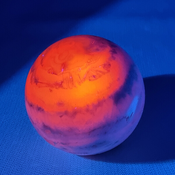 Manganocalcite sphere ethical crystals Gemrock 17
