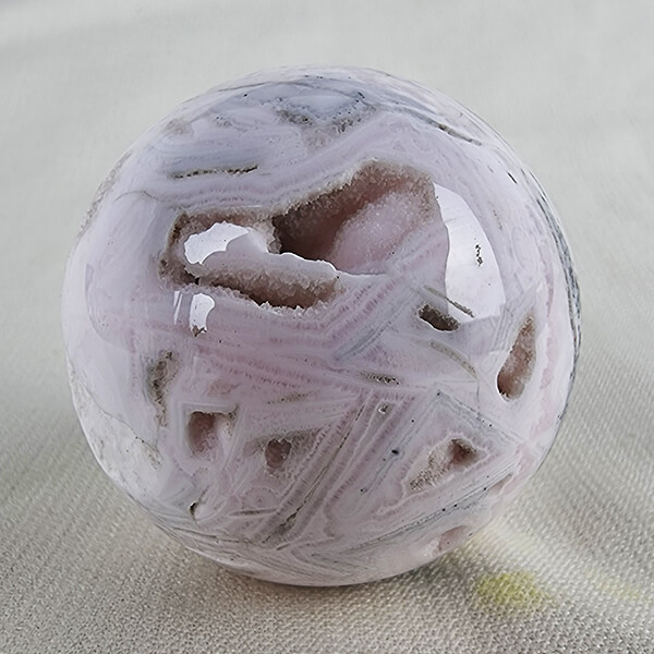 Manganocalcite sphere ethical crystals Gemrock 18
