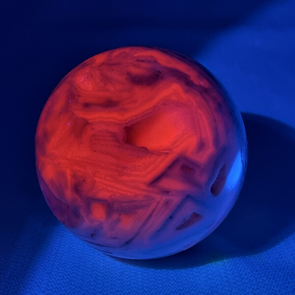 Manganocalcite sphere ethical crystals Gemrock 19