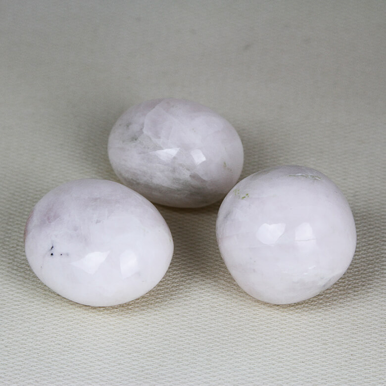 Manganocalcite tumbled stones ethical crystals gemrock