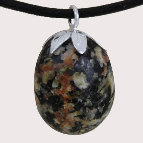 Morning Rose Granite pendant ethical Crystal jewelry Gemrock