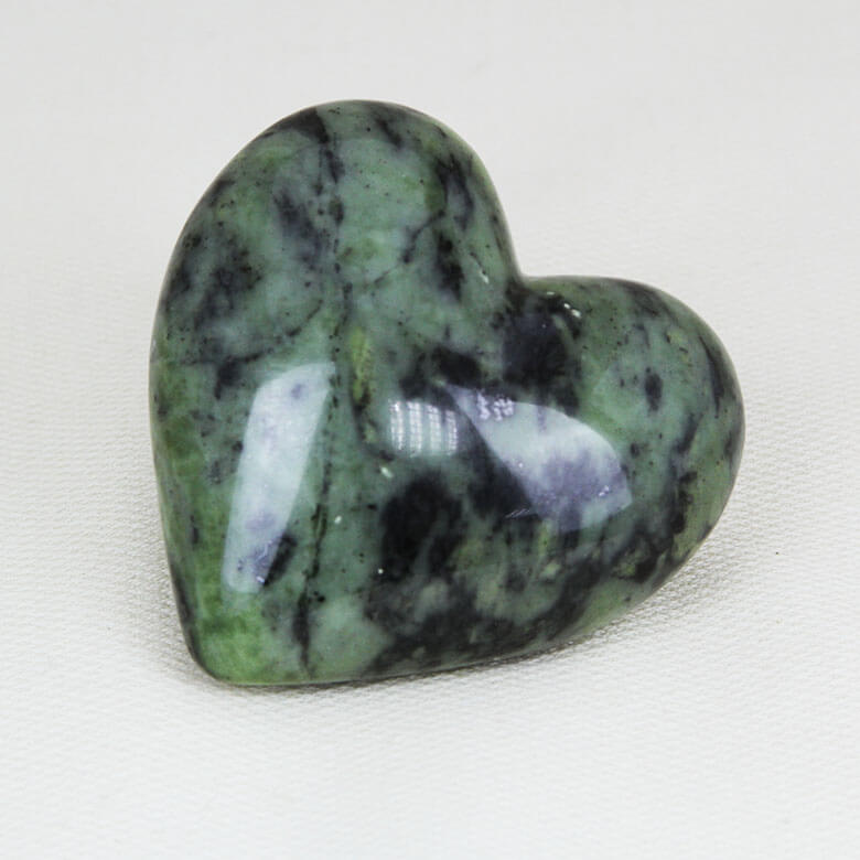 Nephrite Green jade hearts ethical crystals Gemrock 6