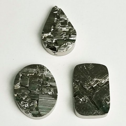 Pyrite cabochon crystal-surface ethical crystal jewelry Gemrock 01 pyrite gemstone quality standard