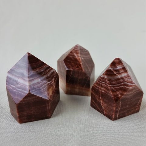 Red Aragonite free forms ethical Crystals Gemrock 02