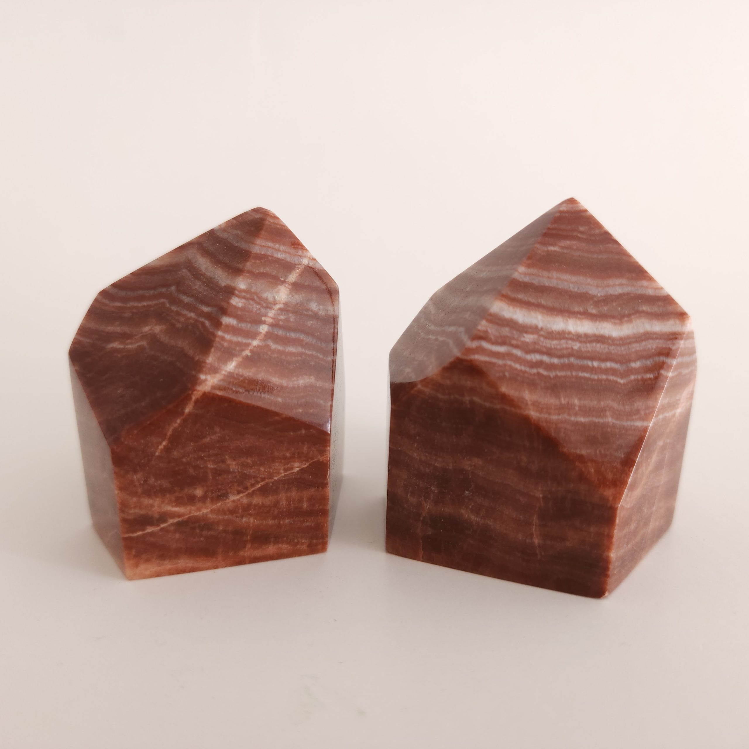 Red Aragonite free forms ethical Crystals Gemrock