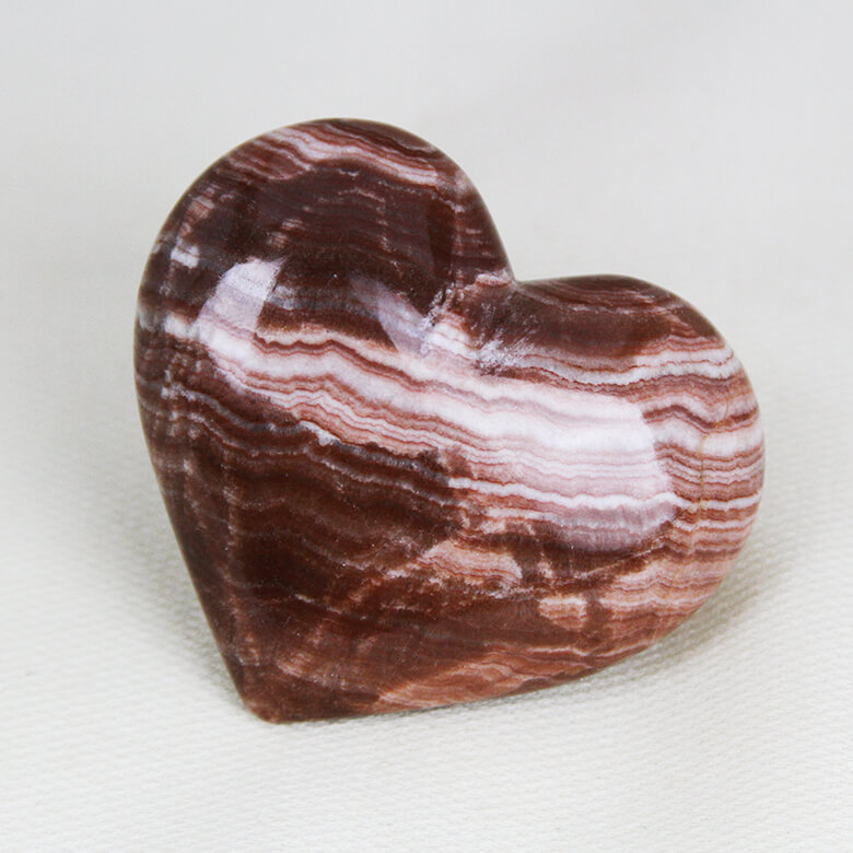 Red Aragonite heart ethical Crystals Gemrock 01
