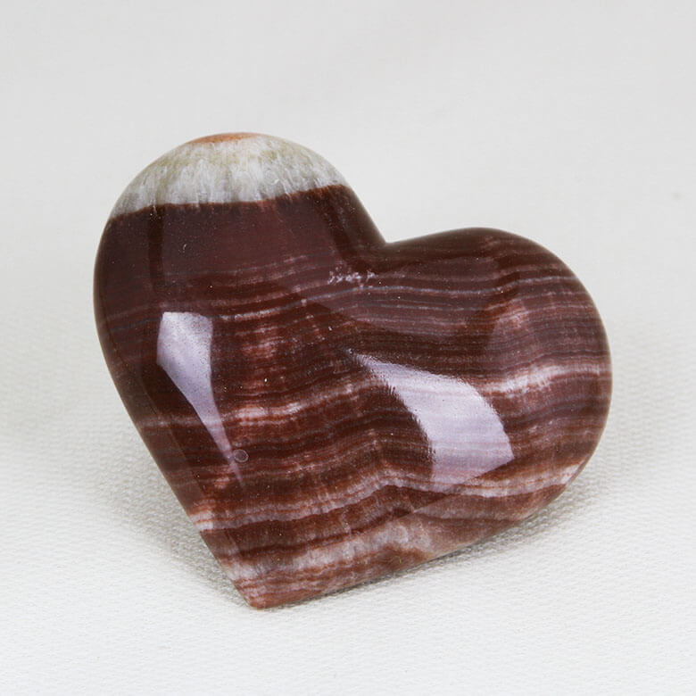 Red Aragonite heart ethical Crystals Gemrock 07