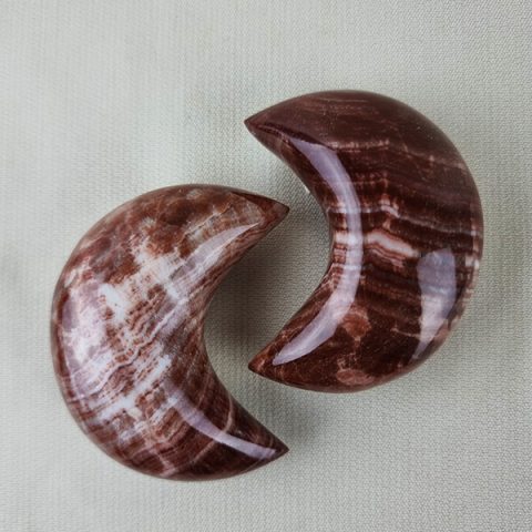 Red Aragonite crystal moons ethical Crystals Gemrock 01a