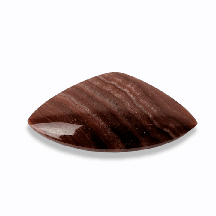 Red Aragonite top-quality Cabochon ethical jewelry Gemrock 02