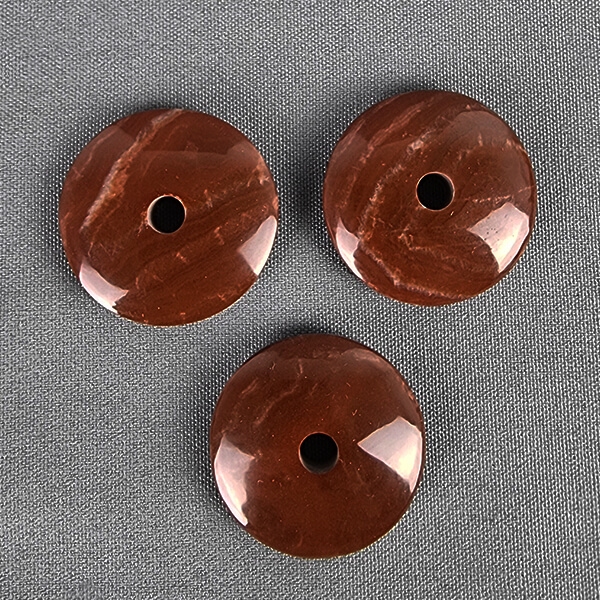 Red Aragonite top-quality Donut ethical jewelry Gemrock