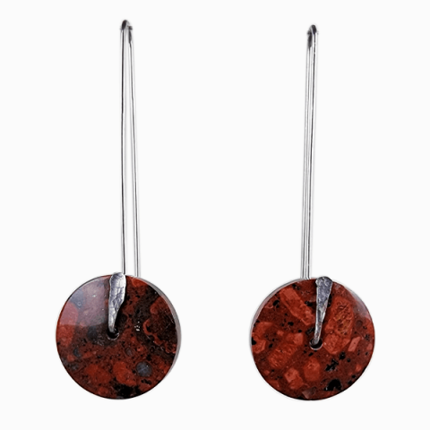 Rosophia sterling silver earrings ethical crystal jewelry Gemrock 03 Rosophia sterling silver earrings ethical crystal jewelry Gemrock 03 rosophia gemstone quality standard Bauhaus style jewelry