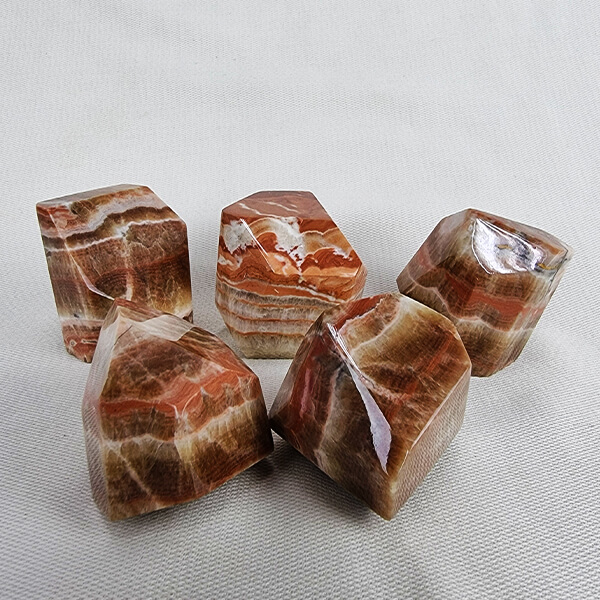 Tiger Aragonite free forms ethical crystals Gemrock 03