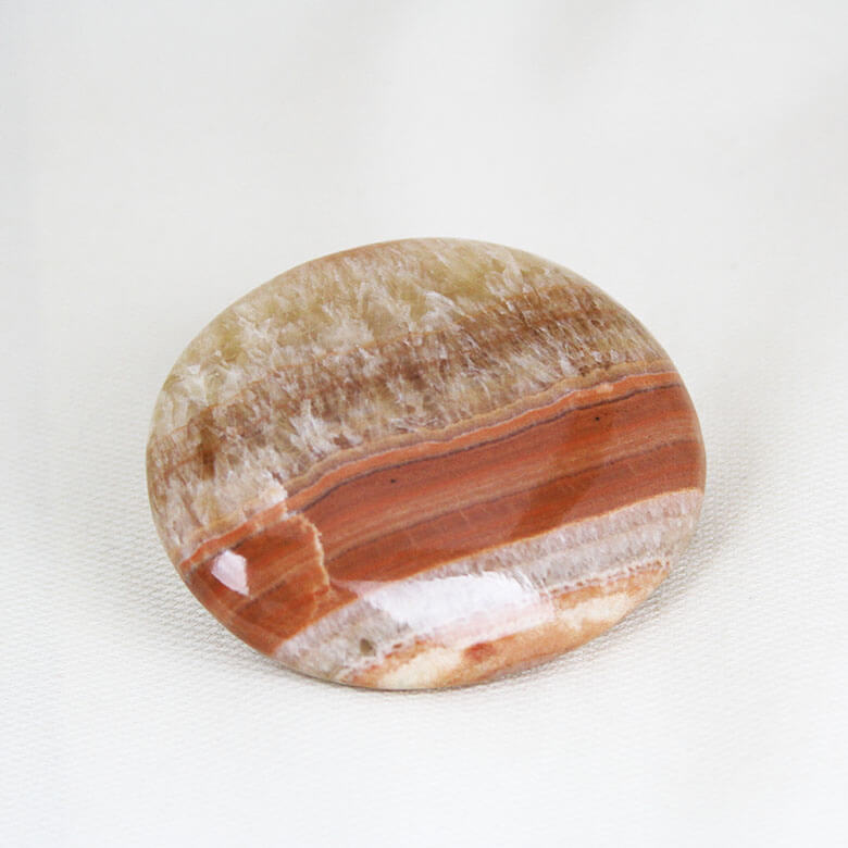 Tiger Aragonite palm stone ethical crystals Gemrock 02