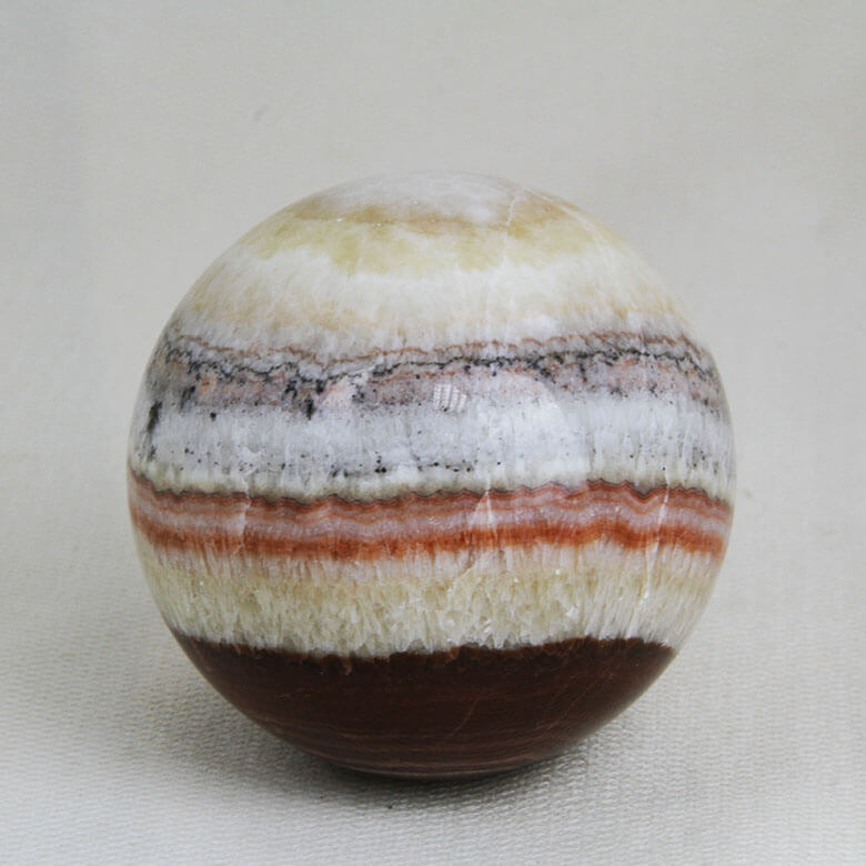 Tiger Aragonite sphere ethical crystals Gemrock 03d