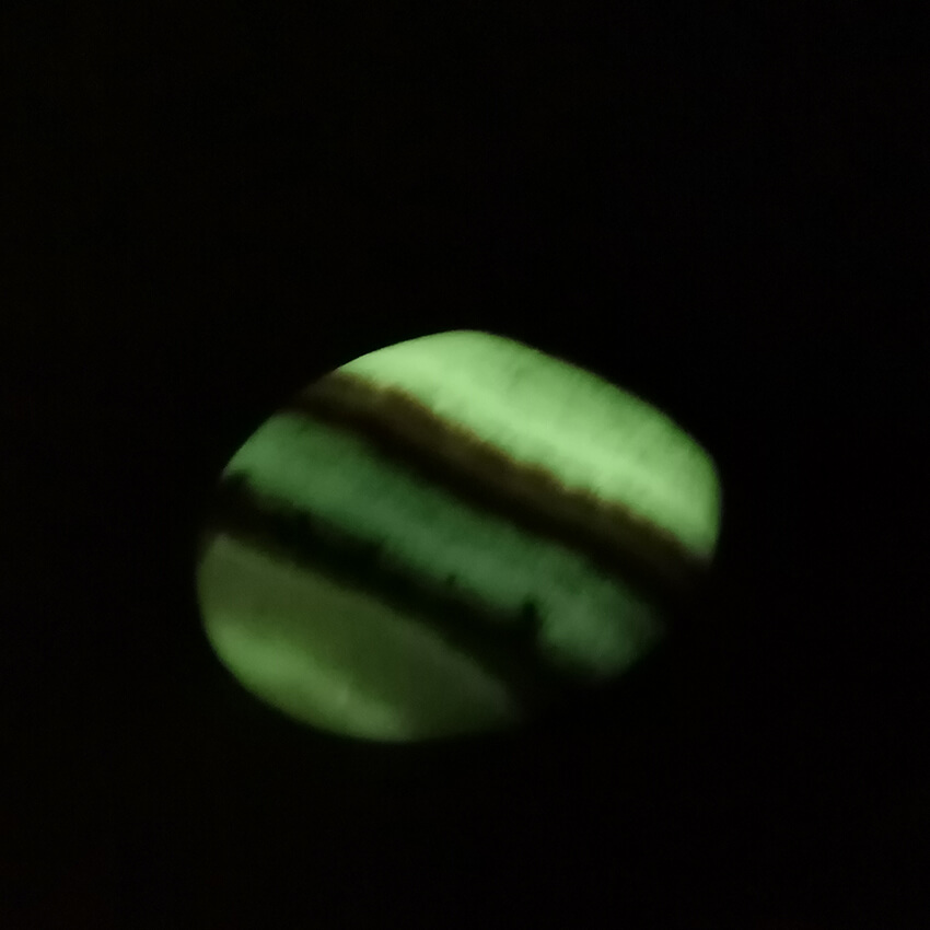 Tiger Aragonite worry stone ethical crystals Gemrock 02c phosphorescent