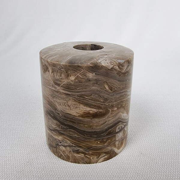 Top-Quality Ethical Caramel Calcite Crystal candle holder Gemrock