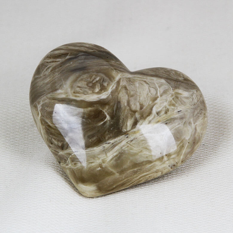 hand-made Top-Quality Caramel Calcite Crystal heart Gemrock