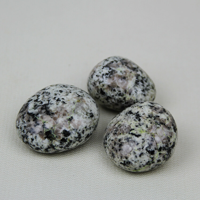 Black Semper Fi tumbled stones ethical crystals Gemrock