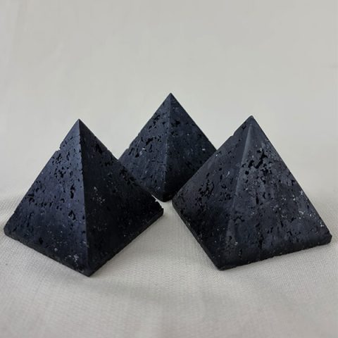 Black Tourmaline Pyramids ethical crystals Gemrock