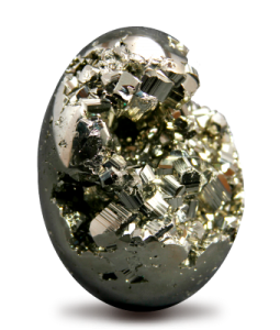 Cocada Pyrite egg ethical crystals gemrock 02 pyrite gemstone quality standard