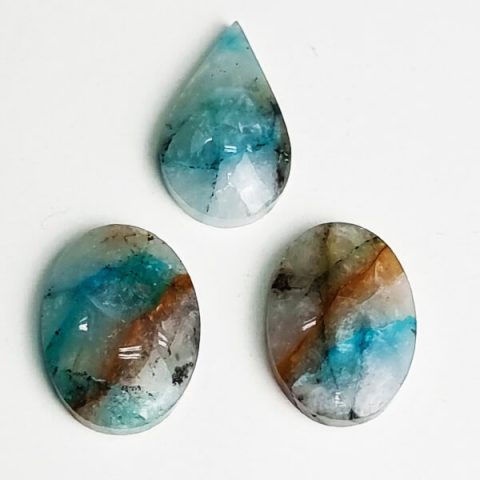 Quantum Cuattro Cabochons ethical crystal jewelry Gemrock 01
