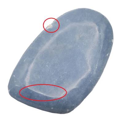 dont buy Low-quality Angelite Cabochons - buy top-quality angelite cabochons Gemrock Angelite Gemstone Quality standard 02