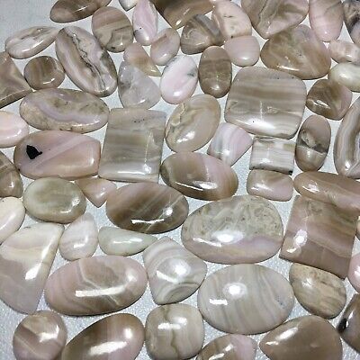 low-grade-mangano-calcite-cabochons Manganocalcite gemstone quality standard