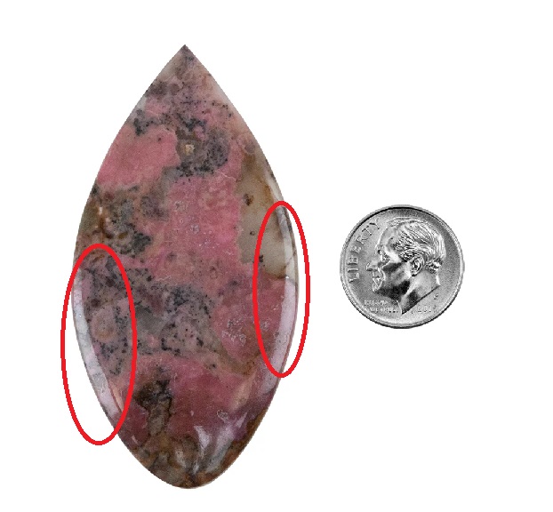 ugly low-quality rhodonite cabochons rhodonite gemstone quality standard 02