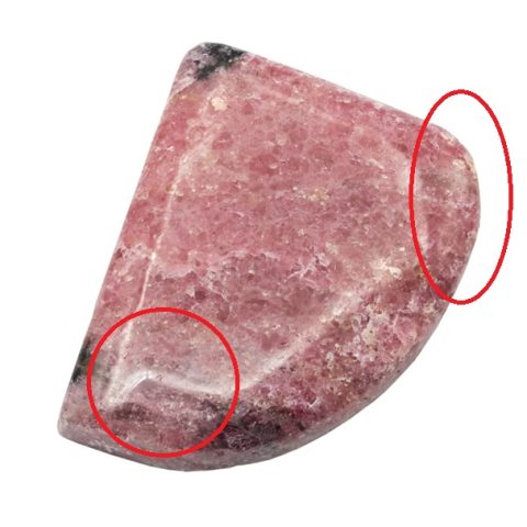 ugly low-quality rhodonite cabochons rhodonite gemstone quality standard 03