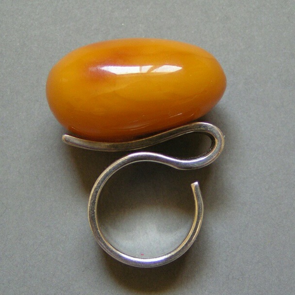 tumbled stone silver ring wholesale