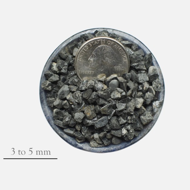 wholesale of black tourmaline grains 3-5 mm