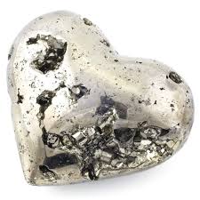 chispa top heart Bulk Wholesale of crystal hearts Pyrite