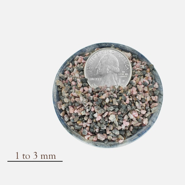 wholesale of rhodonite grains 1-3 mm