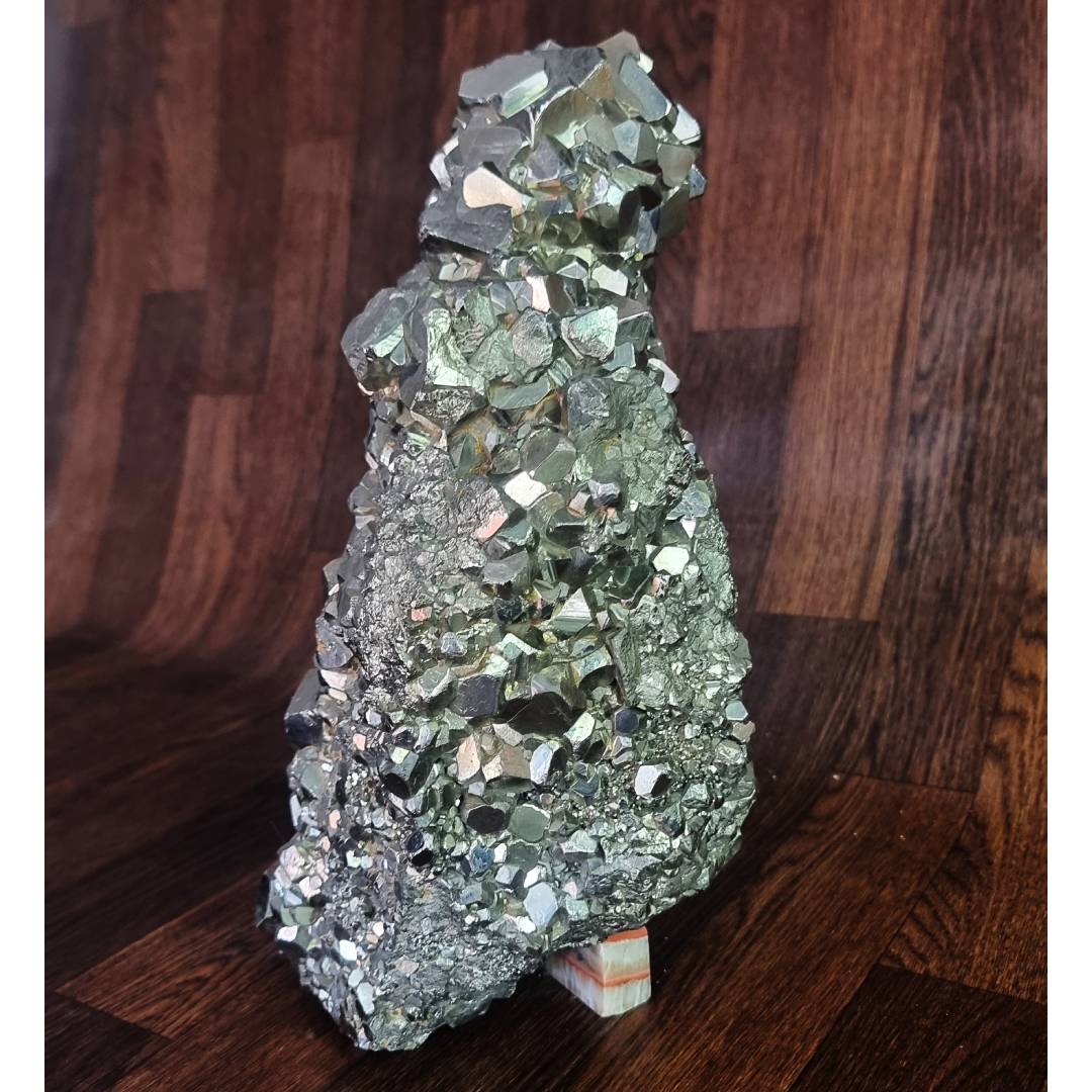 pyrite crystal cluster tower clearance sale offer