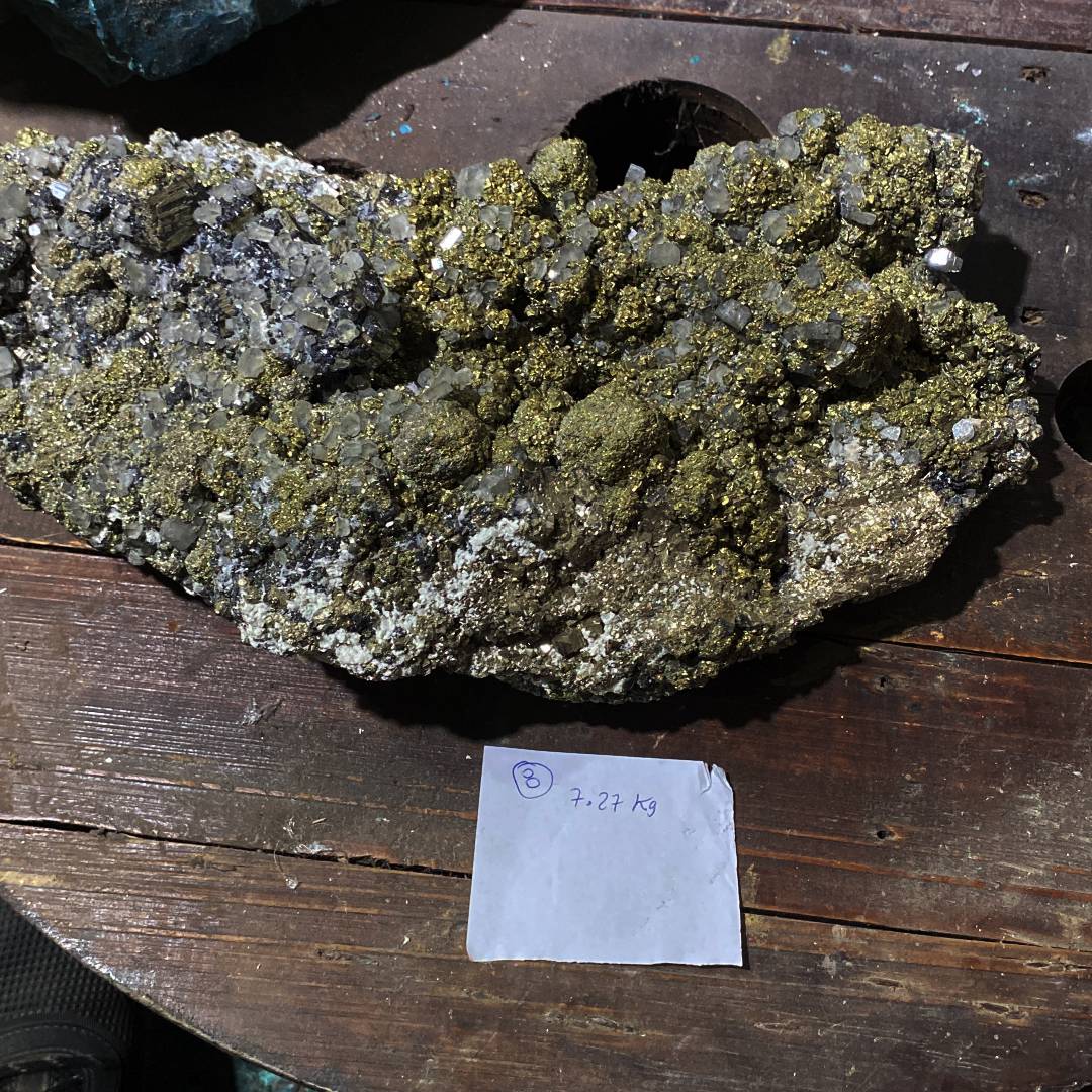 octahedron pyrite crystal cluster clearance sale offer