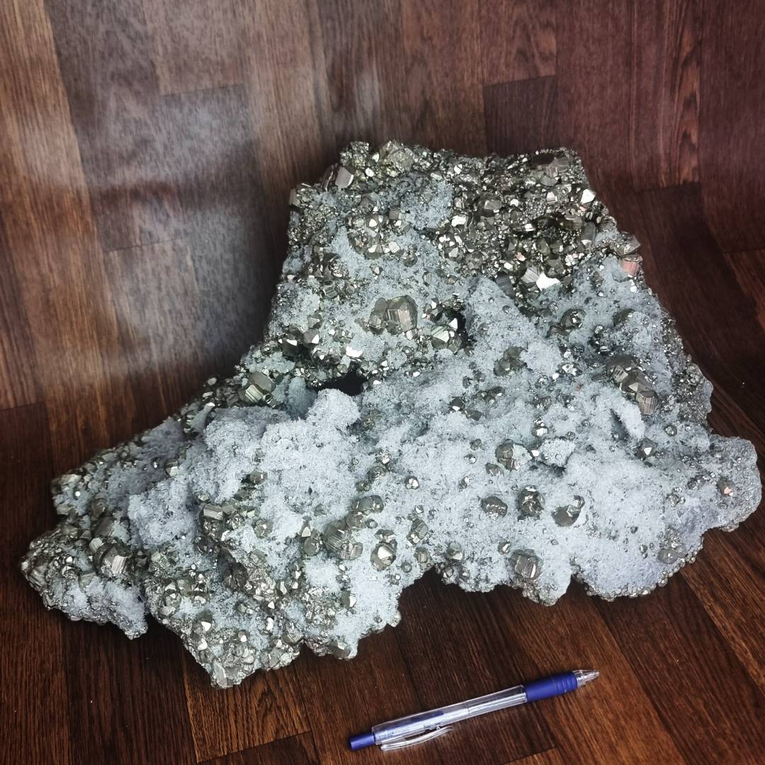 pyritohedron pyrite crystals on quartz clearance sale offer