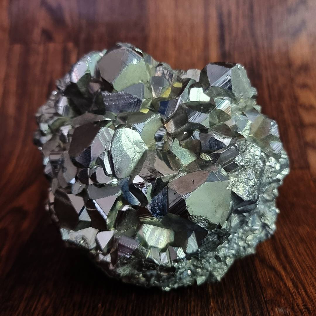 Pyritohedron pyrite crystal cluster clearance sale offer