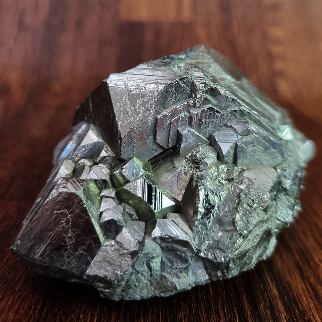 octahedron pyrite crystal cluster clearance sale offer