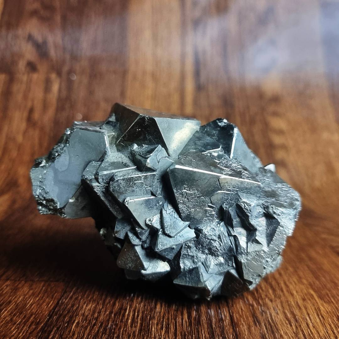 octahedron pyrite crystal cluster clearance sale offer