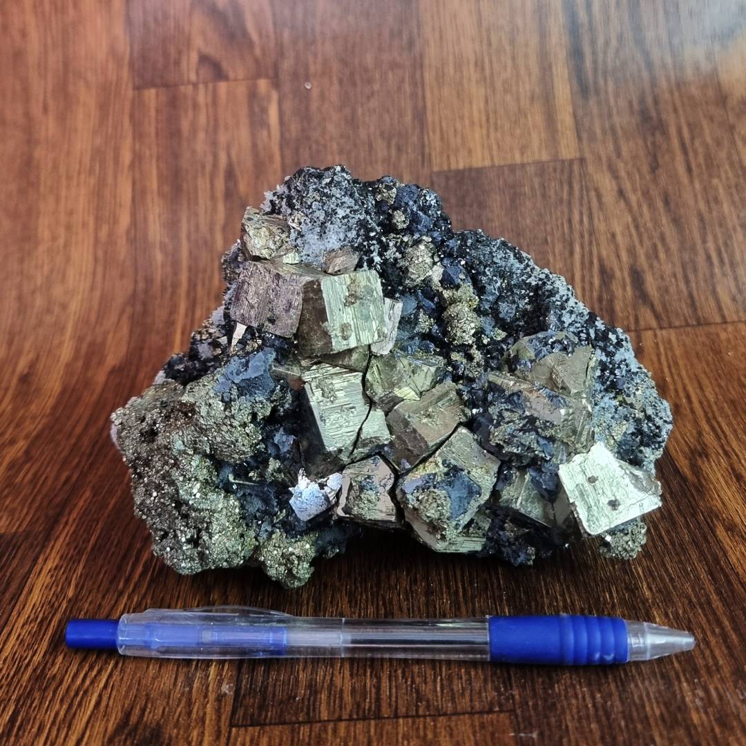 pyrite chalcopyrite quartz sphalerite crystal cluster clearance sales offer