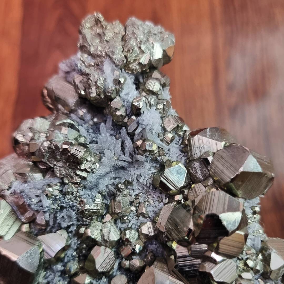 Pyrite and quartz crystal cluster clearance sales offer