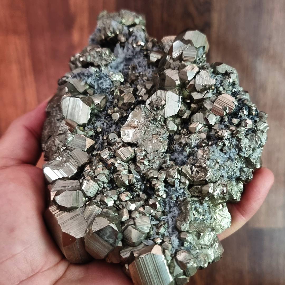 Pyrite and quartz crystal cluster clearance sales offer