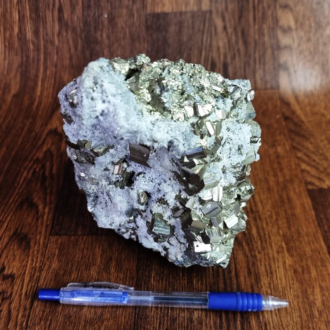 pyrite and quartz crystal cluster clearance sales offer