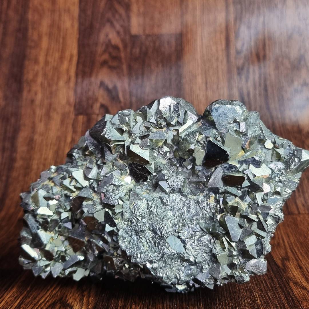 Pyrite crystal cluster clearance sales offer