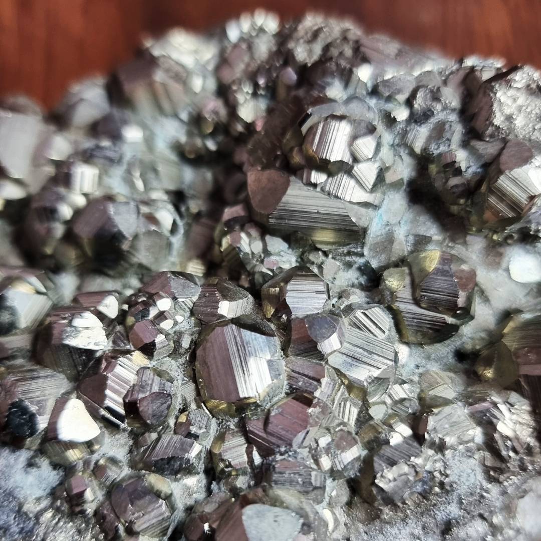 Pyrite crystal cluster clearance sales offer